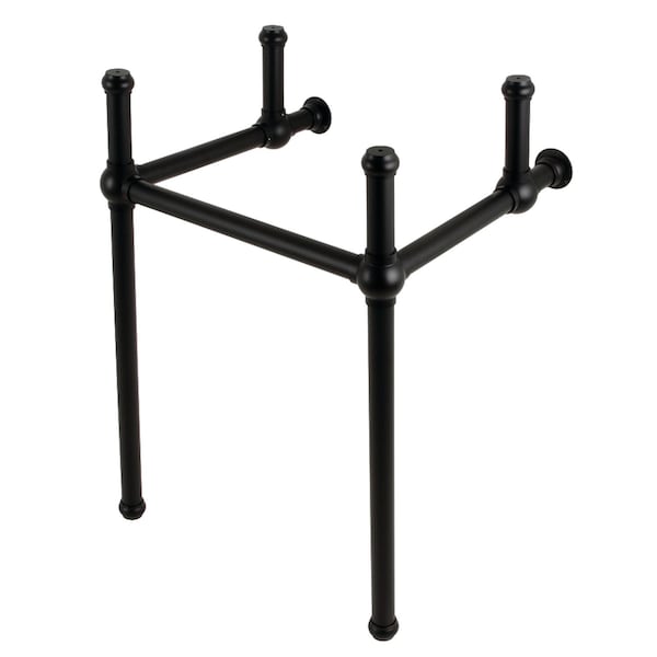 Kingston Brass Brass Console Sink Legs, Matte Black VBH211833MB - main